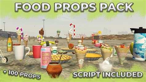 fivem food script|[QB/ESX] [FREE] Make Unlimited Custom Food Items with Props.